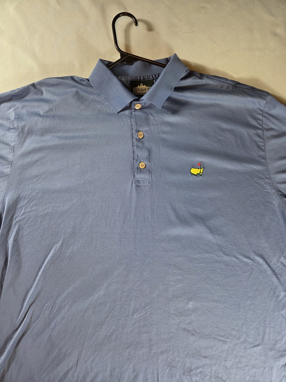 Masters Augusta National Clubhouse Collection Polo Shirt Blue XL Italy